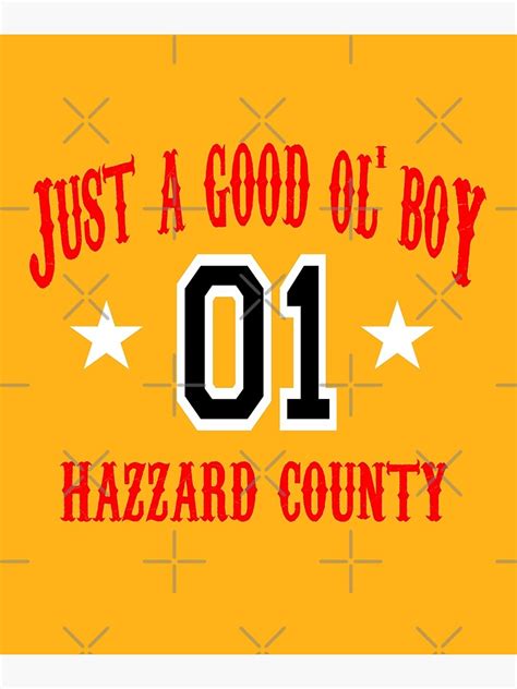 "Just The Good Ol' Boys - The Dukes Of Hazzard" Art Print by everything ...