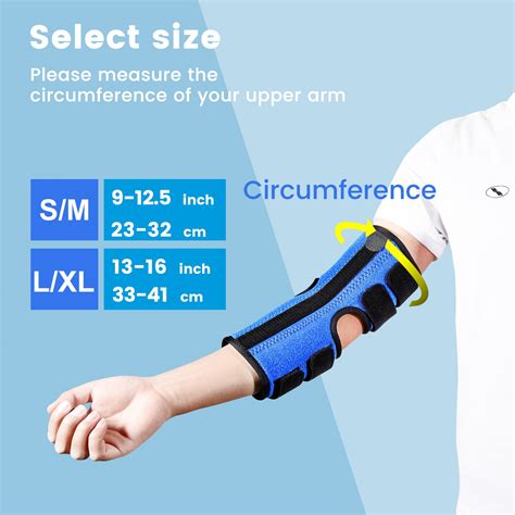 Ulnar Nerve Entrapment Elbow Brace - Night and Day Splint for Cubital Tunnel Syndrome, Arm ...