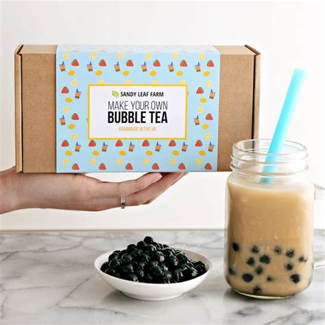 Bubble Tea Making Kit By Sandy Leaf Farm | Bubble tea, Bubble tea shop ...