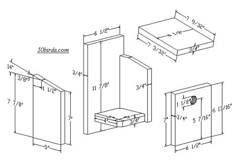 Prothonotary Warbler Nest Box Plans | Bird house plans, Bird house ...