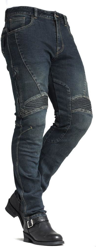 Maxler Kevlar men’s motorcycle jeans, blue denim: Amazon.co.uk: Car & Motorbike