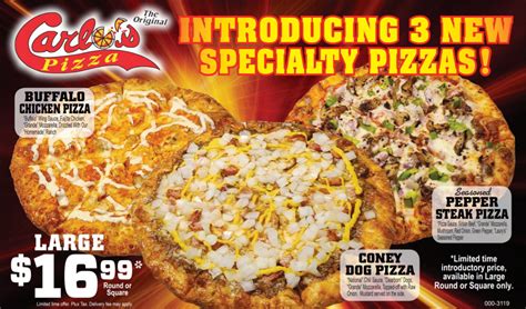 Introducing 3 NEW Specialty Pizza | The Original Carlo's Pizza