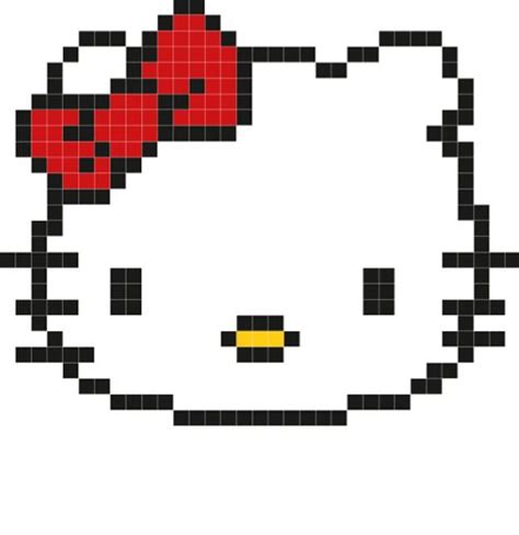 pixelated hello kitty | hello-kitty-web | Hello kitty crochet, Pixel ...