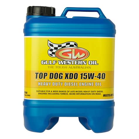 Gulf Western Top Dog XDO Engine Oil 15W-40 10 Litre | Supercheap Auto New Zealand