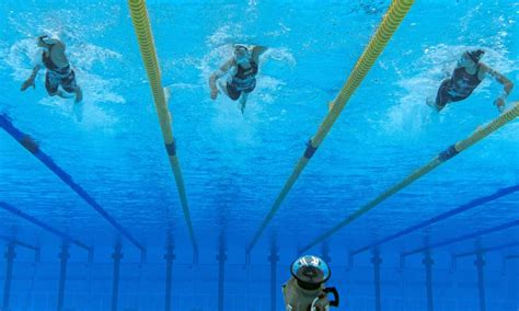 Olympics: Incredible underwater images from the swimming events