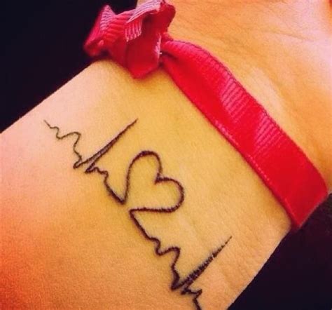 Heart line | Tattoo ideas | Pinterest | Tattoo, Tatting and Tatoos