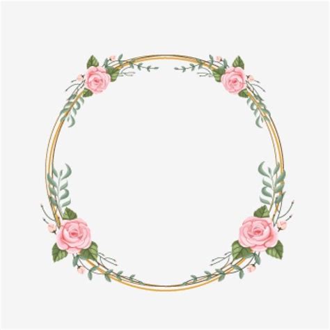 Wedding Flower Frame PNG Images, Wedding, Flower, Frame PNG Transparent ...