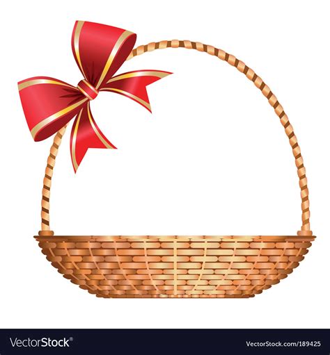 Gift basket Royalty Free Vector Image - VectorStock