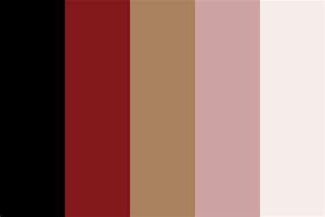 Red Gold Color Palette