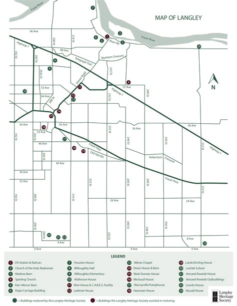 Township of Langley Map - Langley Heritage Society