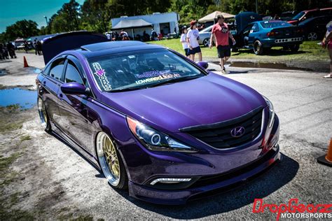 Slammed Hyundai Sonata With a Full Body Kit and Air Suspension — CARiD ...