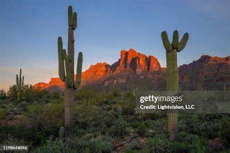 Sunrise Superstition Mountains Photos and Premium High Res Pictures ...