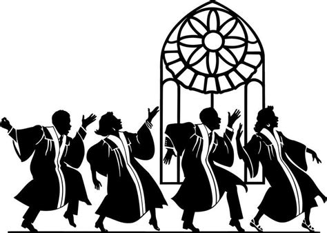 Southern Gospel Church Choirs Clipart