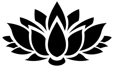 Lotus silhouette | Public domain vectors