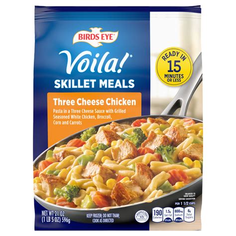 Save on Birds Eye Voila! Skillet Meals Three Cheese Chicken Order Online Delivery | Food Lion