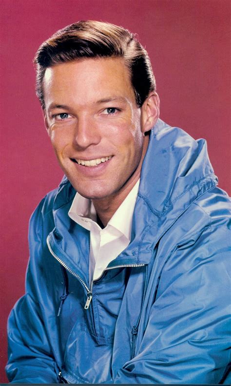 RICHARD CHAMBERLAIN in blue water-proof jacket, incase it ever rains in California. From ...