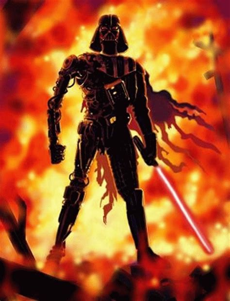 Vader Burned | Star wars art, Star wars wall art, War art