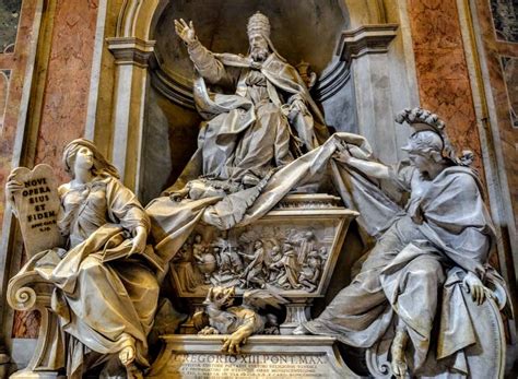 The Funerary Monument to Pope Gregory XIII in St Peter's Basilica in Rome - Walks in Rome (Est ...