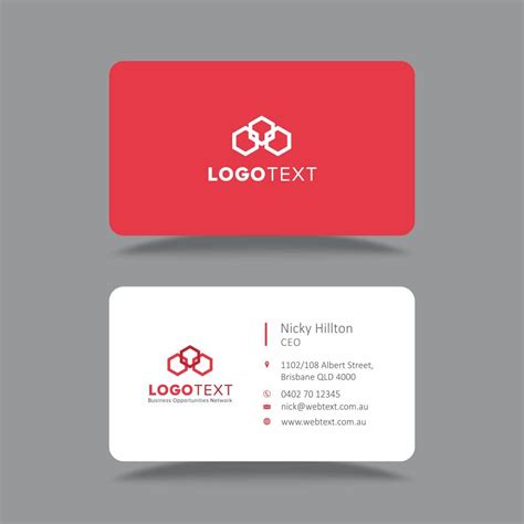 Pin on Business Card design