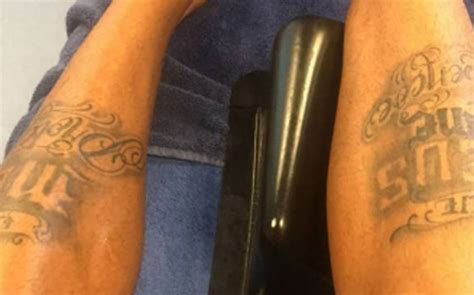 See Neymar's new leg tattoos with a message to God