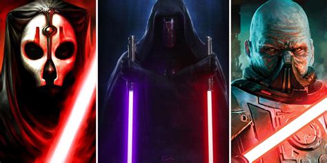 Star Wars: 20 Sith Ranked From Least Menacing Looking To Most