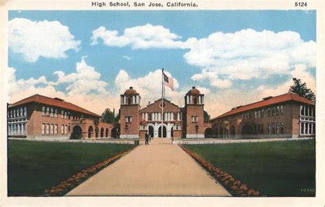 High School San Jose, CA Postcard