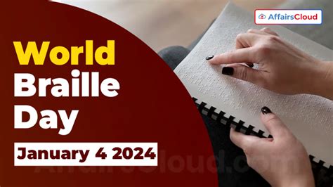 World Braille Day 2024 - January 4