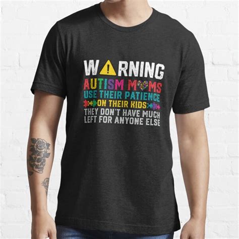 "Funny Autism Mom T Shirts Women Autism Awareness Day" T-shirt for Sale by mrsmitful | Redbubble ...