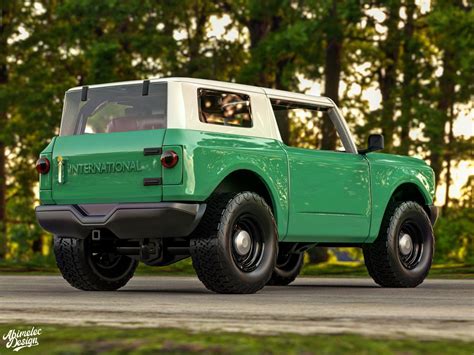 2021 International Harvester Scout Imagined With Ford Bronco Underpinnings - autoevolution