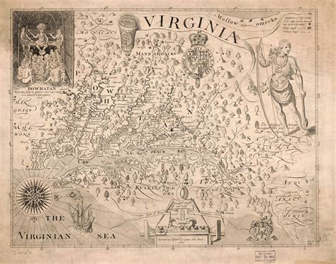 1612 – Map of Virginia by John Smith – Historic Shepherdstown