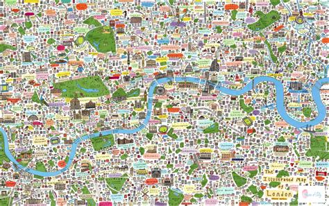 Limited Edition Illustrated Map of London Second Edition | Etsy