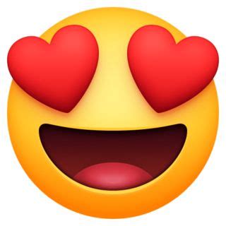 😍 Smiling Face with Heart-Eyes Emoji on Facebook 4.0