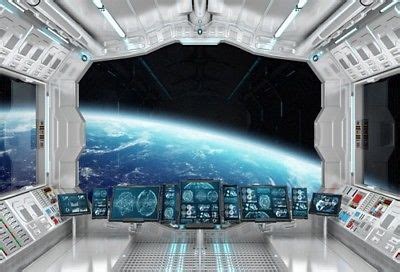 13 Zoom background ideas | spaceship interior, space station interior ...