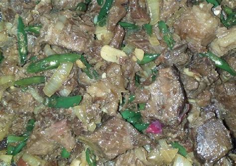 Resep Daging masak cabai Hijau oleh Alina🫕 - Cookpad