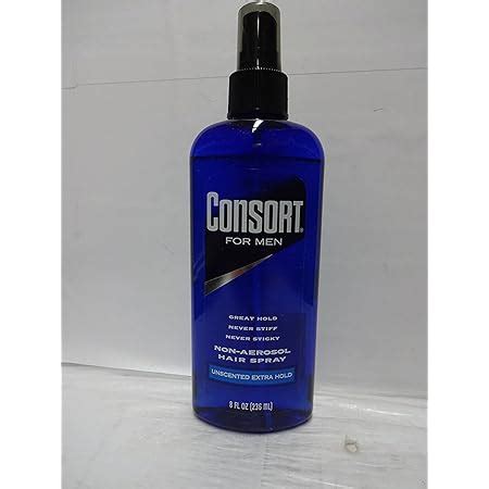 Amazon.com : Consort Hair Spray for Men, Extra Hold, Unscented, Non-Aerosol - 8 oz(Pack of 4 ...