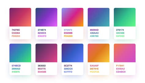 3-Step Gradients Set | Gradient color design, Ui color, Color palette