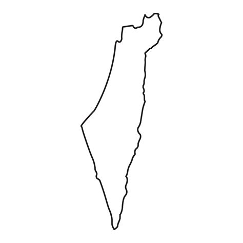 Palestine map icon 20113727 Vector Art at Vecteezy