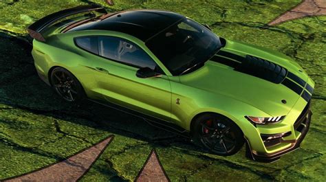 Grabber Lime 2020 Mustang Shelby GT500 | Mustang shelby, Shelby gt, Mustang