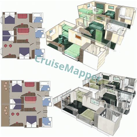 MSC Grandiosa cabins and suites | CruiseMapper