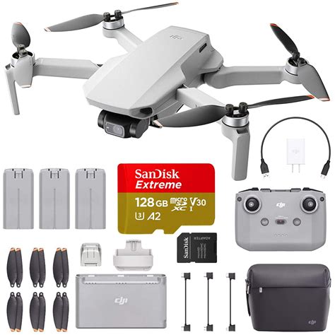 DJI Mini 2 Fly More Combo, 128GB Bundle – Ultralight Foldable Drone, 3 ...