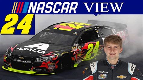 NASCAR View #90 William Byron to the 24 in 2018 - YouTube