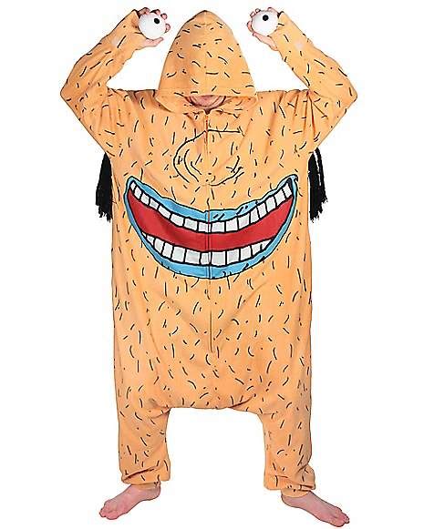 Adult Krumm Pajama Costume - Aaahh!!! Real Monsters - Spirithalloween.com