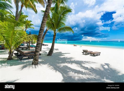 Trou aux biches, public beach at Mauritius islands, Africa Stock Photo - Alamy