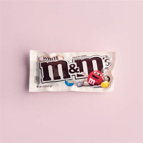 White Chocolate M&M's Bag - Aunty Nellies