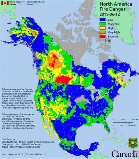 FireDanger_US_Canada_6-12-2019 - Wildfire Today