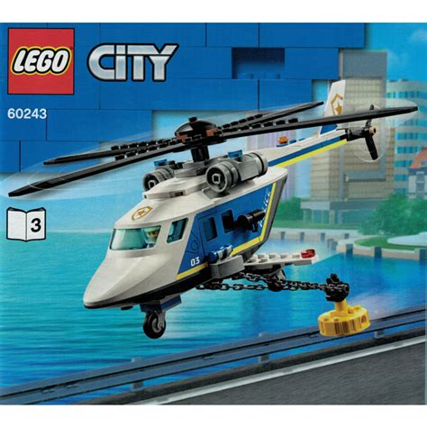 LEGO Police Helicopter Chase Set 60243 Instructions | Brick Owl - LEGO ...