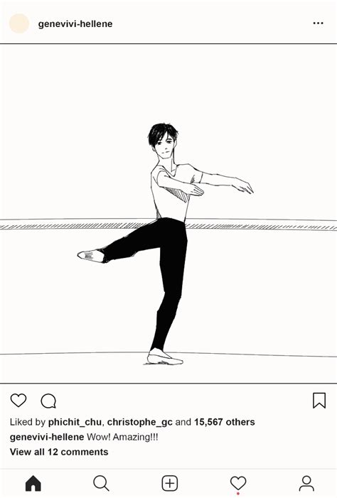 [image description: Yuuri Katsuki doing the thirty-two fouettes from Swan Lake]Liked by phichit ...