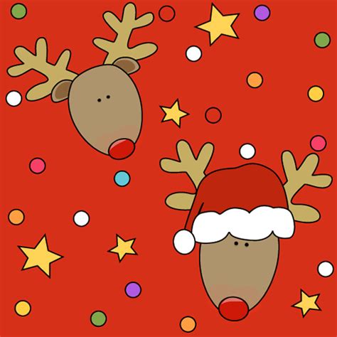 Christmas Reindeer Background - Christmas Reindeer Background Image