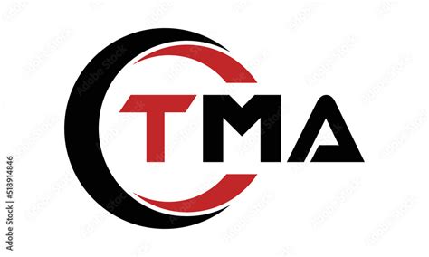 TMA three letter swoosh logo design vector template | monogram logo | abstract logo | wordmark ...