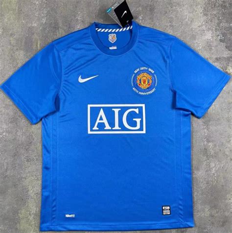 Manchester United 1968 Anniversary Retro Jersey – Grade A Soccer Shop